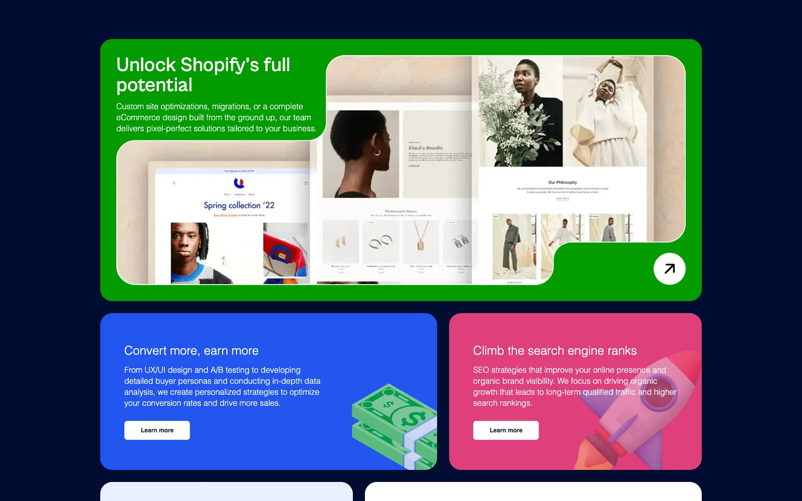 Unlock Shopify’s full potential.