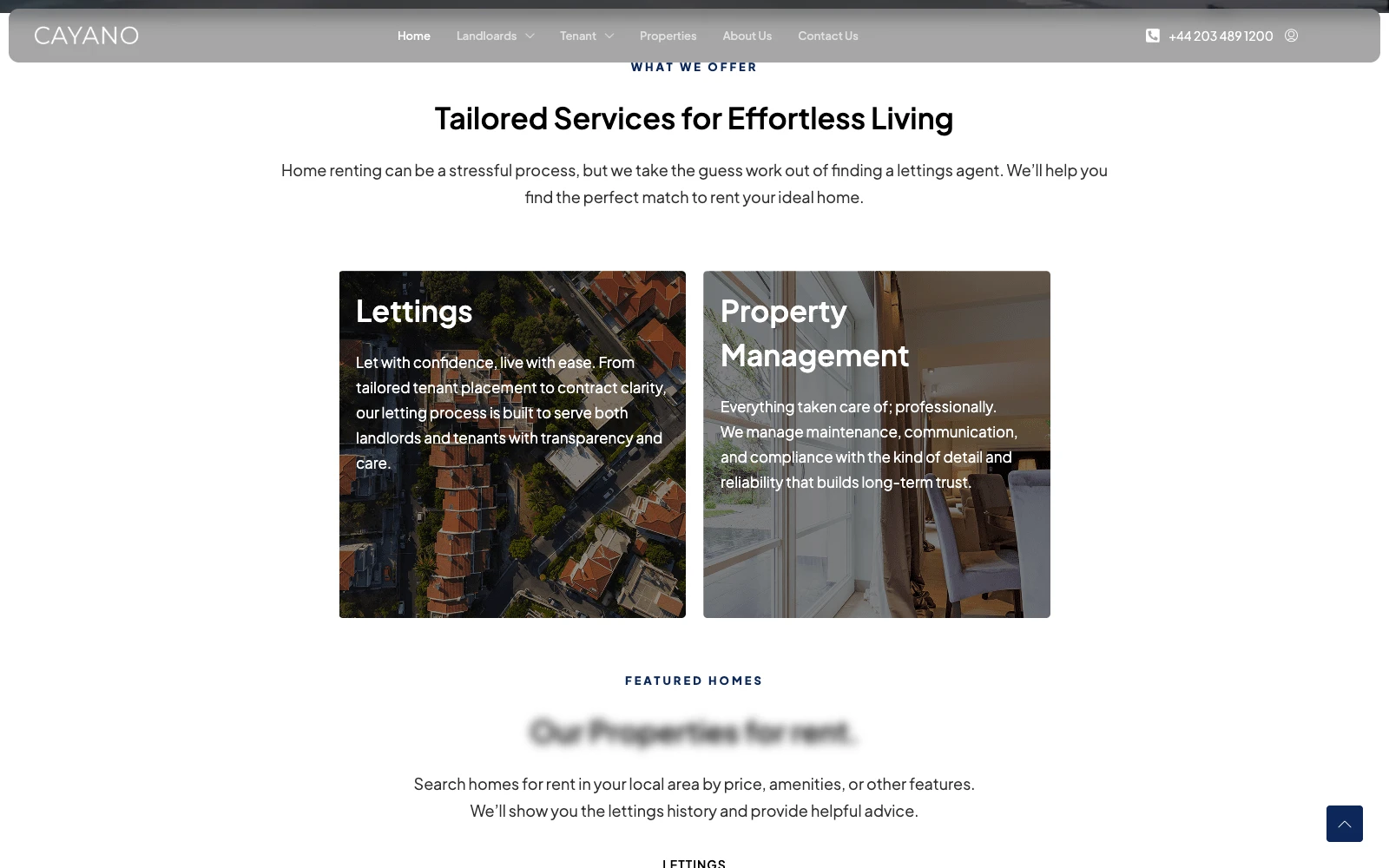 Tailored Services for Effortless Living.